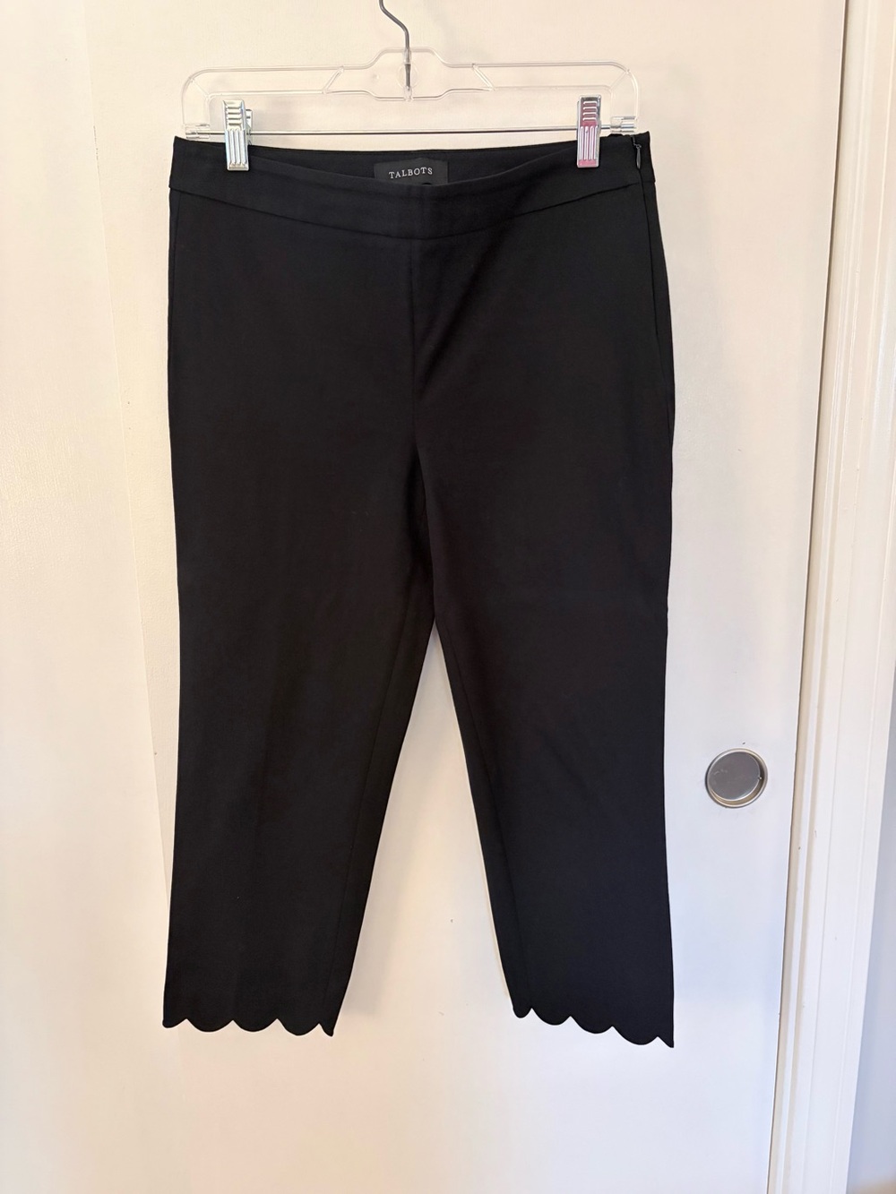 Talbots Black Chatham cropped Pants